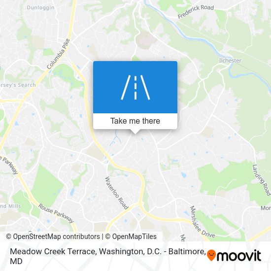 Meadow Creek Terrace map