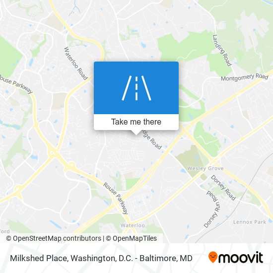 Mapa de Milkshed Place