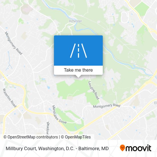 Millbury Court map
