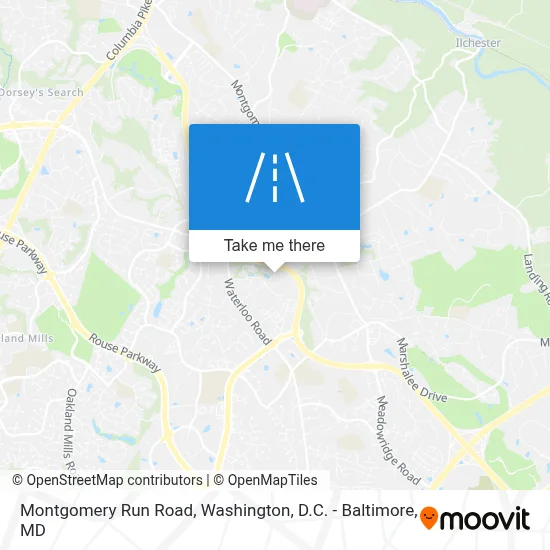 Montgomery Run Road map