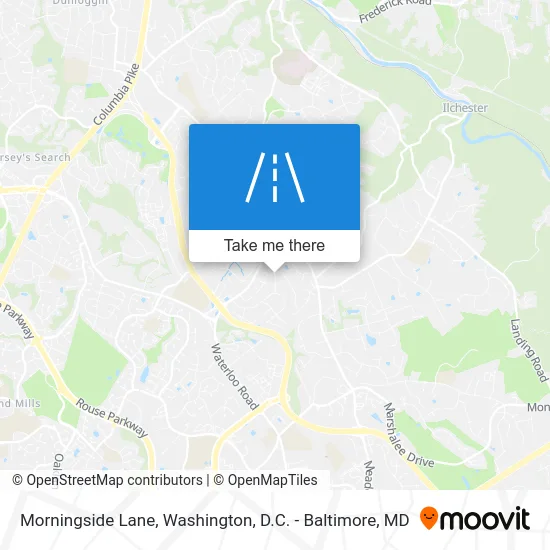Morningside Lane map