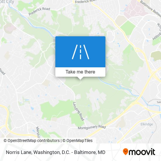 Norris Lane map
