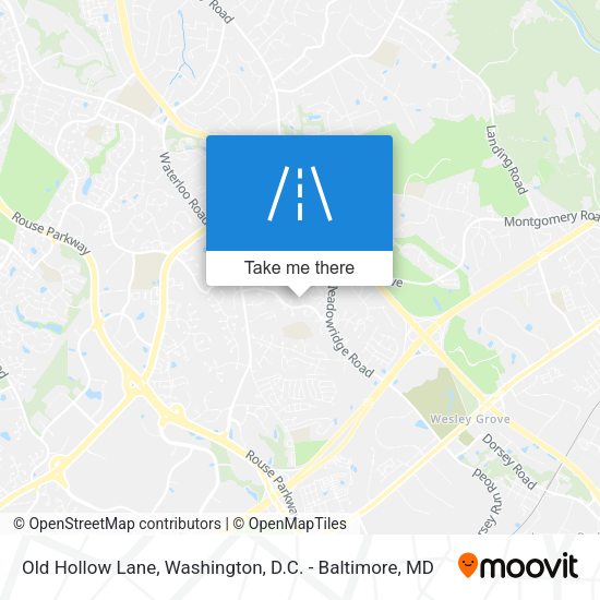 Mapa de Old Hollow Lane