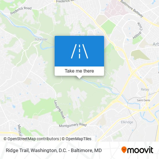 Ridge Trail map