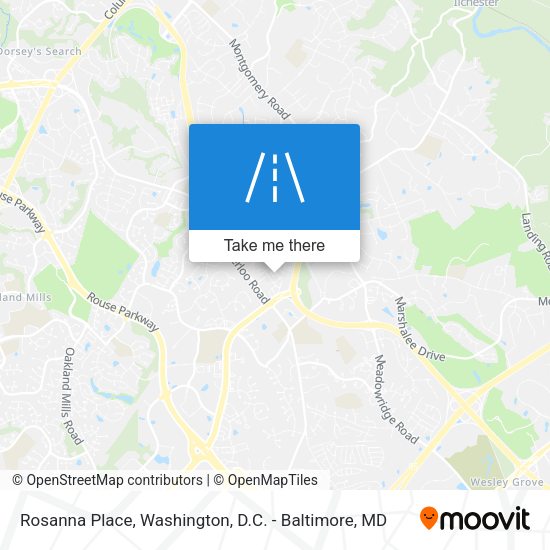 Mapa de Rosanna Place