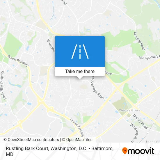 Rustling Bark Court map