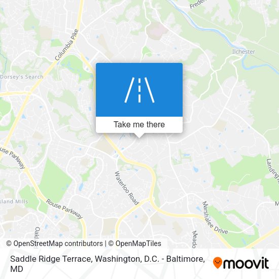 Saddle Ridge Terrace map