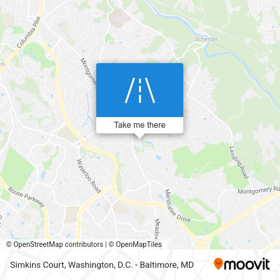 Mapa de Simkins Court
