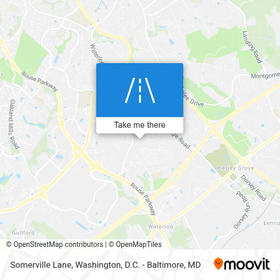 Somerville Lane map