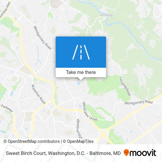 Mapa de Sweet Birch Court