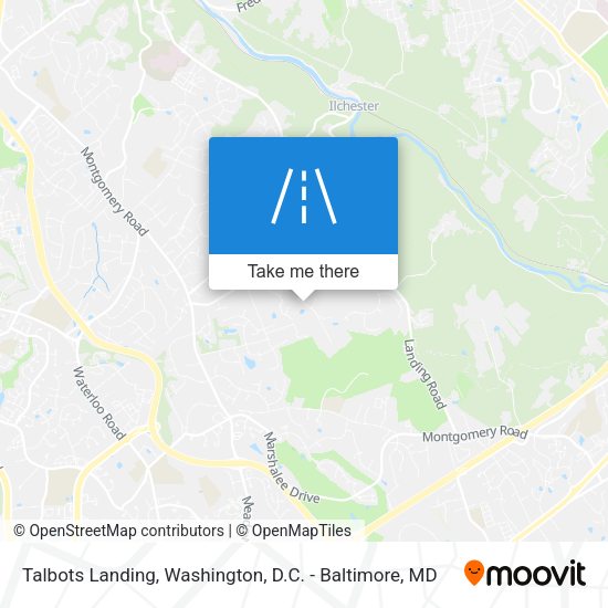 Talbots Landing map