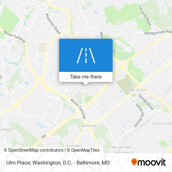 Ulm Place map