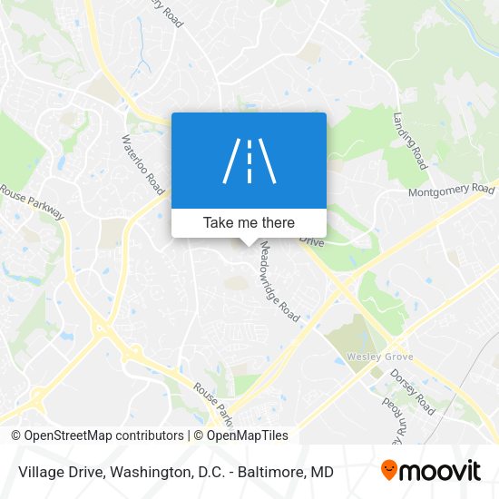 Village Drive map