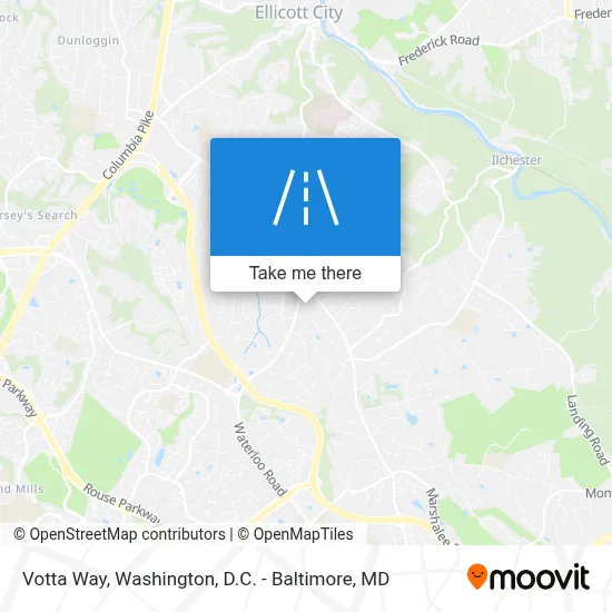 Votta Way map
