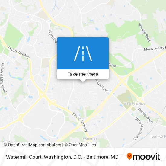 Mapa de Watermill Court