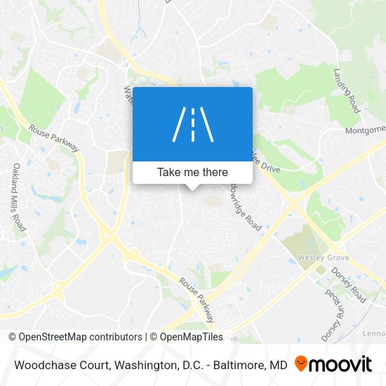 Mapa de Woodchase Court