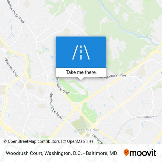 Woodrush Court map