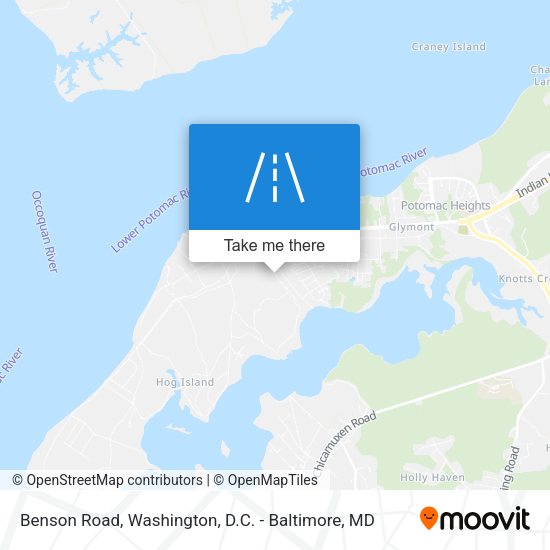 Benson Road map