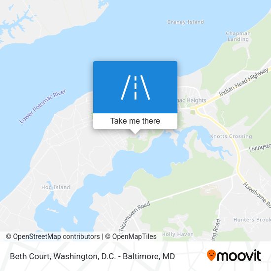 Beth Court map