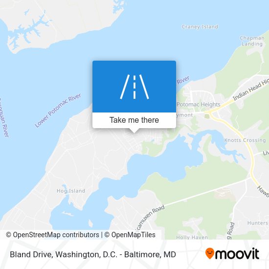 Bland Drive map