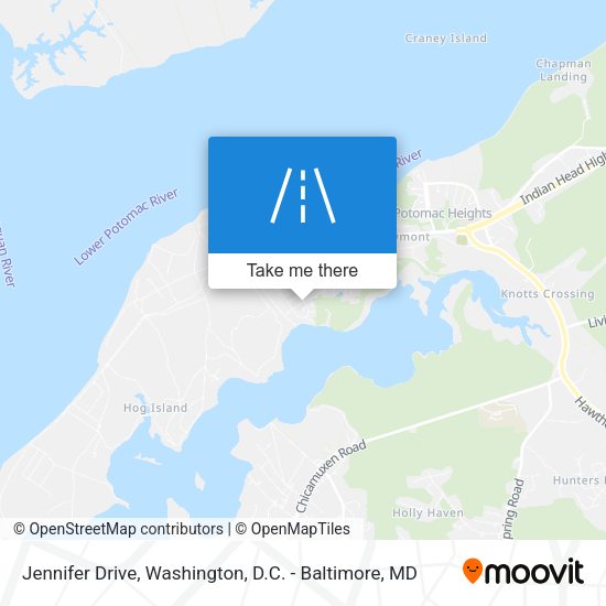 Jennifer Drive map