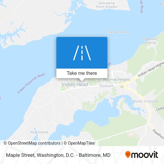 Maple Street map