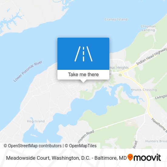 Mapa de Meadowside Court
