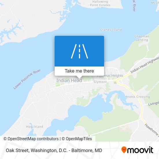 Mapa de Oak Street