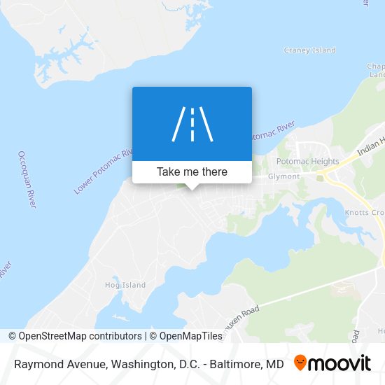 Raymond Avenue map