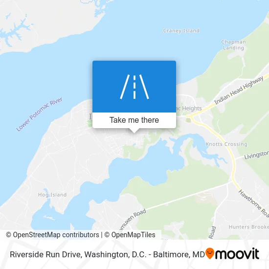Riverside Run Drive map