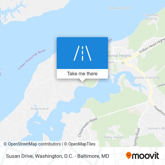Susan Drive map