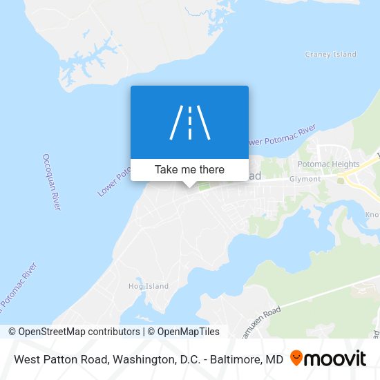 West Patton Road map