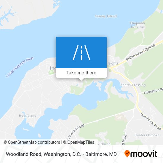 Woodland Road map