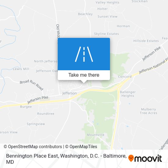 Mapa de Bennington Place East