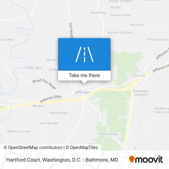 Hartford Court map