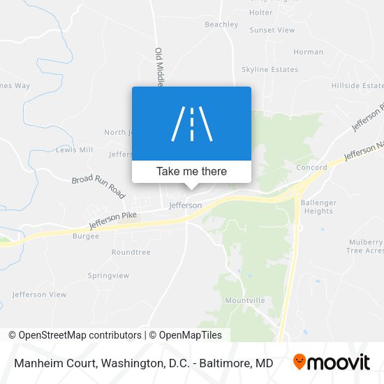 Manheim Court map