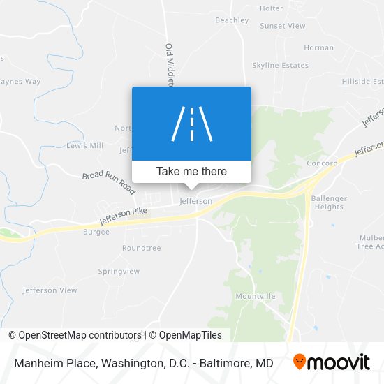 Manheim Place map