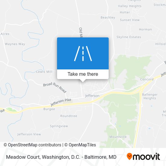 Meadow Court map