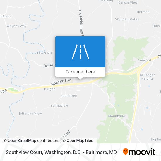 Mapa de Southview Court