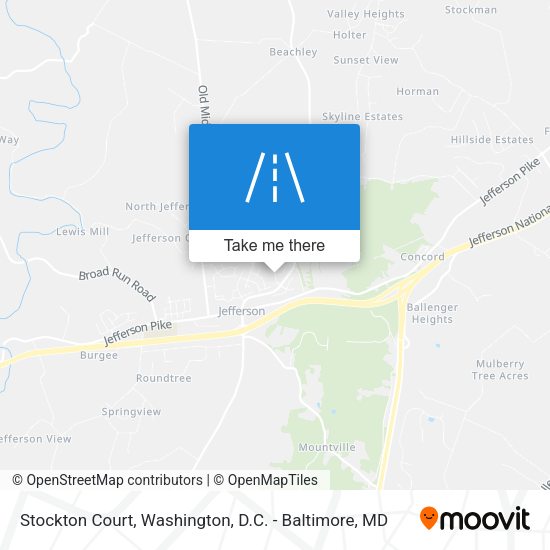 Mapa de Stockton Court