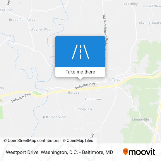 Westport Drive map