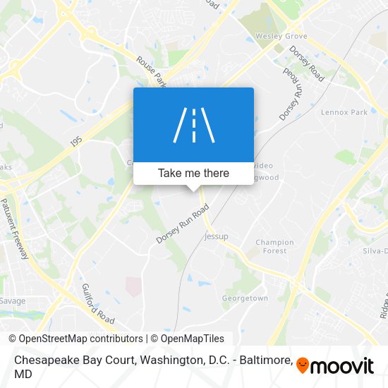 Chesapeake Bay Court map