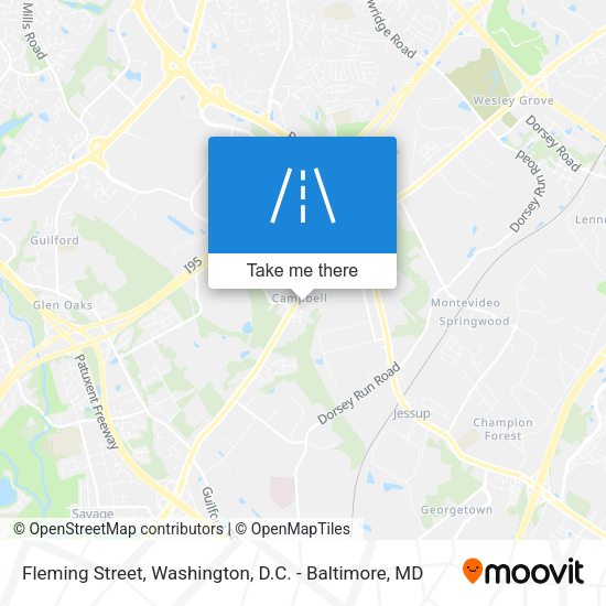 Fleming Street map