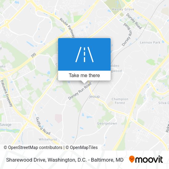Sharewood Drive map