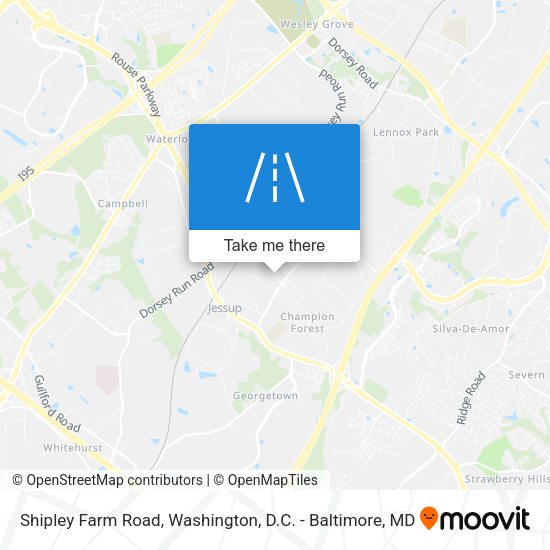 Mapa de Shipley Farm Road