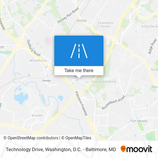 Technology Drive map