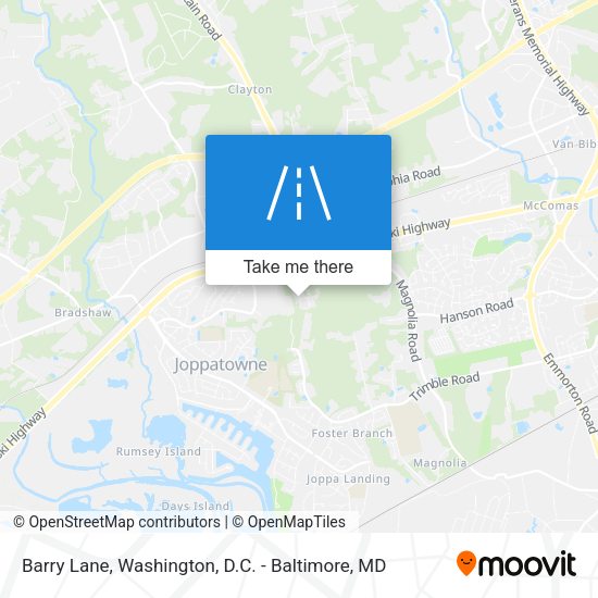 Barry Lane map
