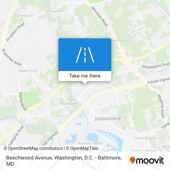 Mapa de Beechwood Avenue