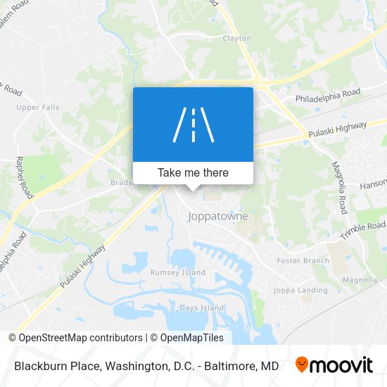 Blackburn Place map