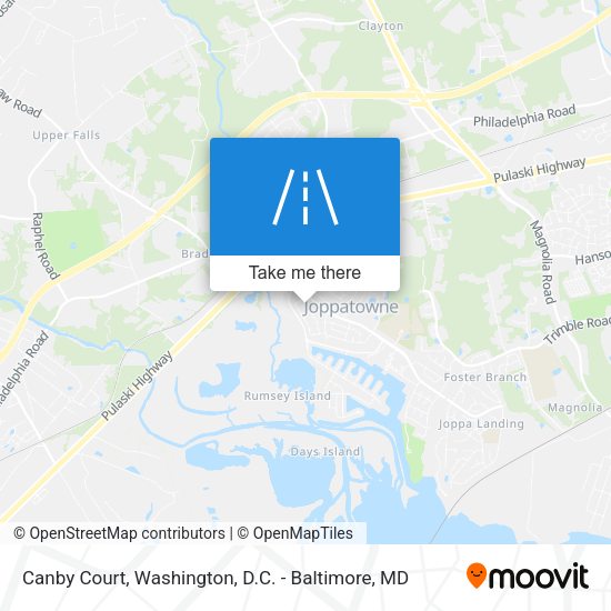 Canby Court map